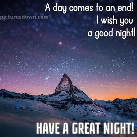 Good Night Wishes Picture Mountains Picturesdown