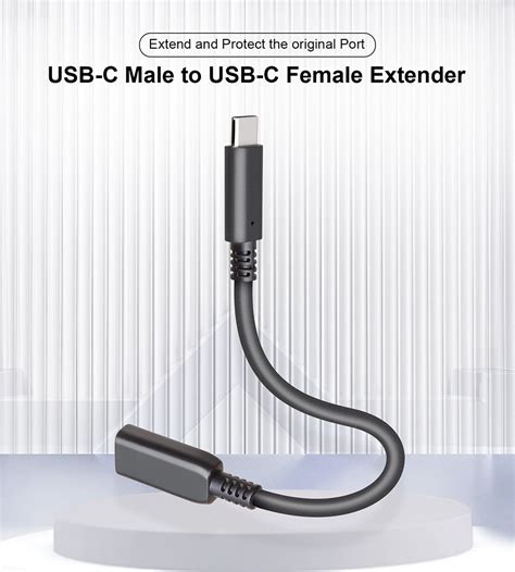 Buy Wholesale China Usb-c Male To Usb-c Female Extender & Usb-c Male To ...