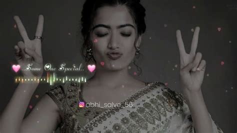 Rashmika Mandana Whatsapp Status Youtube