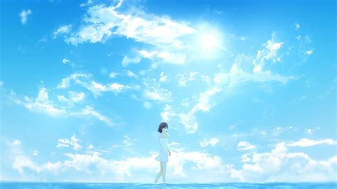 Anime Blue Sky Wallpapers - Top Free Anime Blue Sky Backgrounds ...