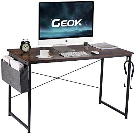 Amazon Tribesigns Computer Desk With 5 Drawers 47 Inches Rustic