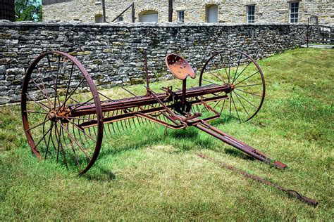 Horse Drawn Hay Rake Photograph by James Barber