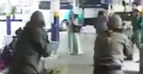 Shocking Footage Shows Soldiers Gunning Down Woman After She Tried To