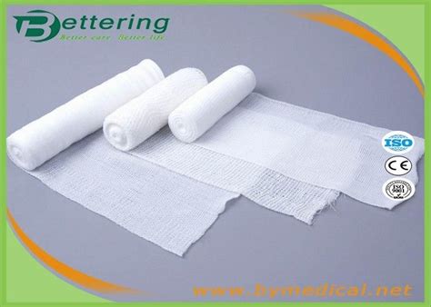 Breathable Pbt Elastic Bandage Crepe Medical Gauze Conforming Bandage