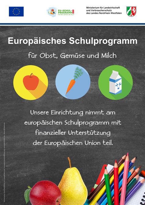 Eu Schulprogramm Nrw F R Obst Gem Se Und Milch