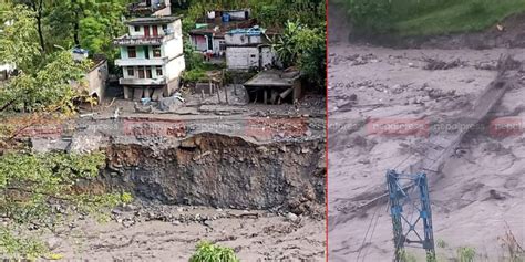 दार्चुलामा बाढी र पहिरोको बितन्डा २ जनाको मृत्यु ४ जना बेपत्ता