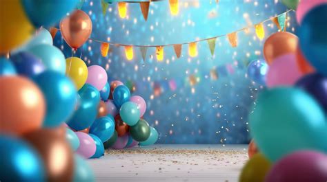 Birthday party background. Illustration 23698848 Stock Photo at Vecteezy