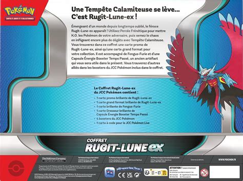 Pokemon Coffret Rugit Lune Ex Master Yeti