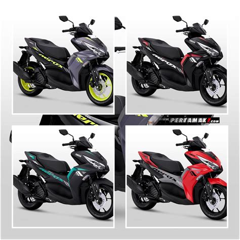 Pilihan Warna Yamaha Aerox 155 Connected Non ABS Harga Rp 25 5 Juta