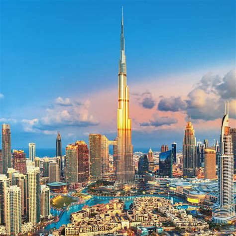 skyline  dubai united arab emirates   tallest building