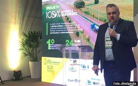 Grupo Potencial testa o primeiro caminhão movido 100 a biodiesel