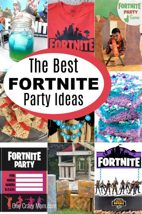 The Best Fortnite Birthday Party Ideas - One Crazy Mom