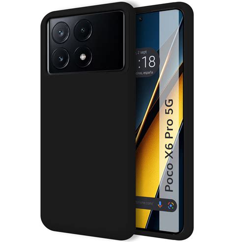 Capa Xiaomi Poco X6 Pro 5G Silky Preto