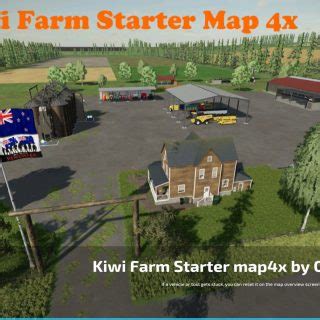 Kiwi Farm Starter Map X V Mod Landwirtschafts Simulator