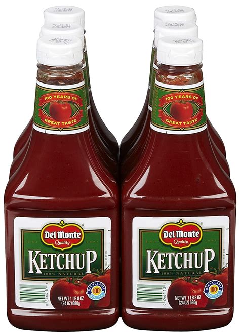 Del Monte Ketchup 24 Oz 6 Pk