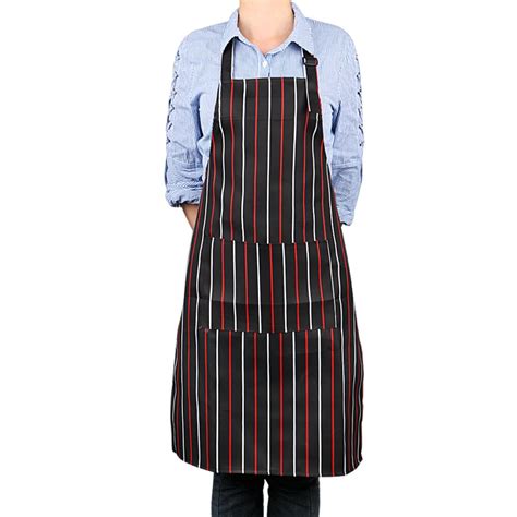 Cooking Apron With Pockets Home Kitchen Chef Restaurant Waiter Aprons