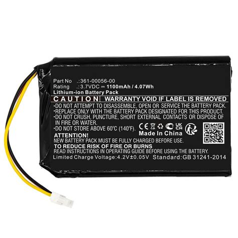 1100mAh 361 00056 00 361 00056 50 Battery For Garmin Drive 50 50LM 51