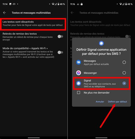 How do I set Signal as the default SMS app on Android? - Techzle