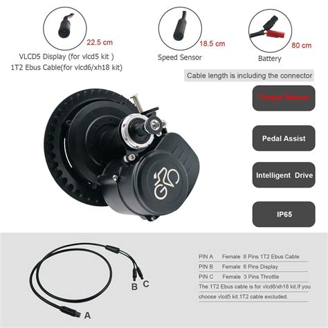 TongSheng TSDZ 2 36V 48V 250W 350W 500W Torque Sensor Mid Drive Crank