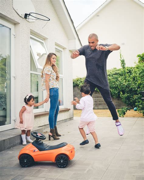 Simon Zebo jumping over son during a game. Lifestyle Family Photoshoot ...