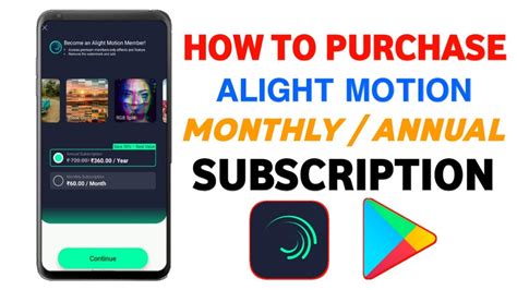 How To Get Alight Motion Membership How To Purchase Alight Motion