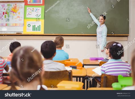 Teacher Teaching Lesson Class Elementary School Stock Photo 309241151 ...