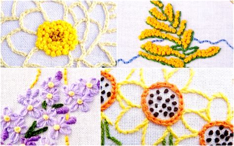 French Knot Flower Patterns Best Flower Site