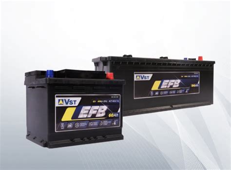 Пополнение ассортимента VST - аккумуляторные батареи VST EFB ...
