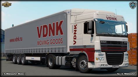 DAF XF105 BY VAD K VDNK COMBO SKIN V1 0 ETS 2 Mods Ets2 Map Euro