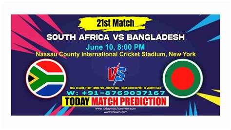 Sa Vs Ban T World Cup Today Match Prediction Sure