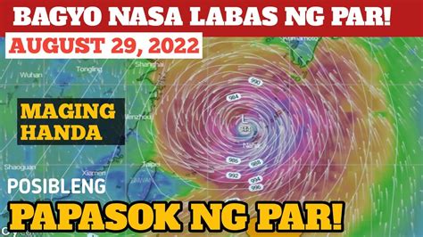 2 POTENSYAL NA BAGYO PRE GARDO AUGUST 29 2022 WEATHER UPDATE TODAY