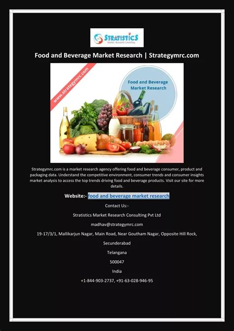 Ppt Food And Beverage Market Research Strategymrc Powerpoint