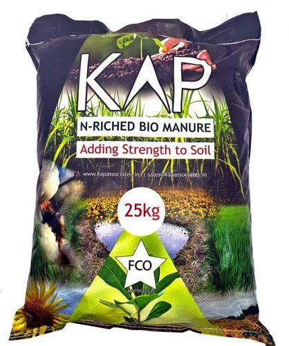 Bio Tech Grade 25 Kg Bag KAP Organic Bio Manure For Agriculture At Rs