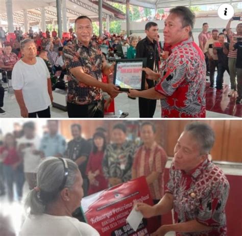 Bupati FDW Launching Dandes Dan BLT 2023 Ini 7 Desa Tercepat