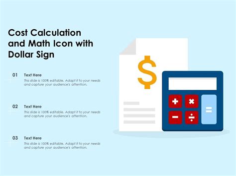 cost calculation  math icon  dollar sign  graphics
