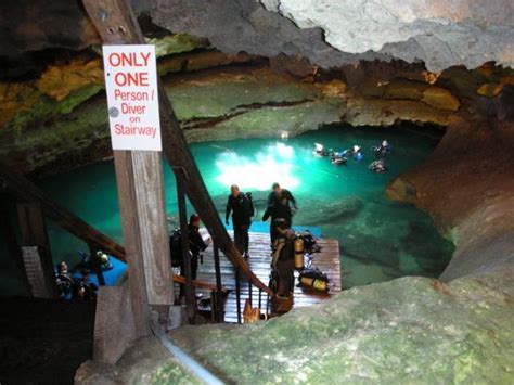 Devils Den Springs Devils Den Devils Den Fl Looking Down Stairs