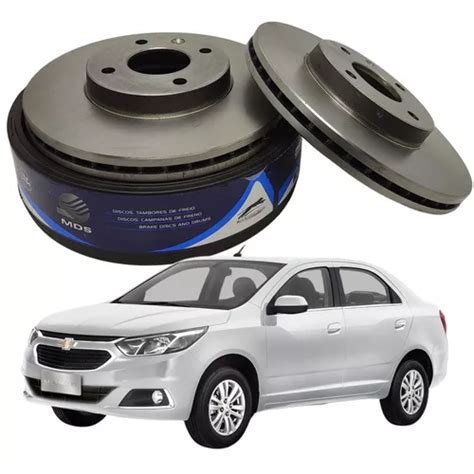 Par Disco Freio Dianteiro Chevrolet Cobalt Sonic Spin Parcelamento