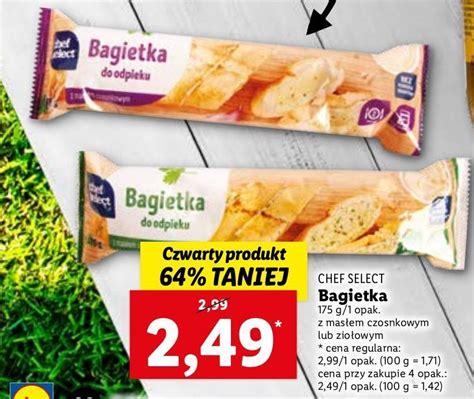 Promocja Bagietka do odpieku z ziołami chef select w Lidl