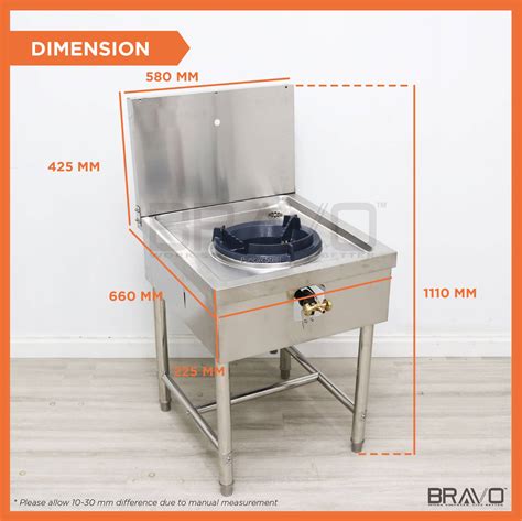 Dapur Gas Masak Stainless Steel Kwali Range Burner High Pressure