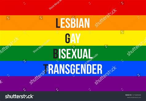 Lgbt Official Pride Flag Abbreviation Lesbian Vector Có Sẵn Miễn Phí Bản Quyền 1215689446