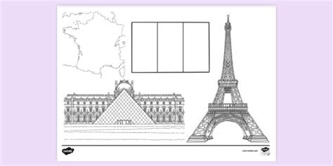 Free France Colouring Colouring Sheets Teacher Made