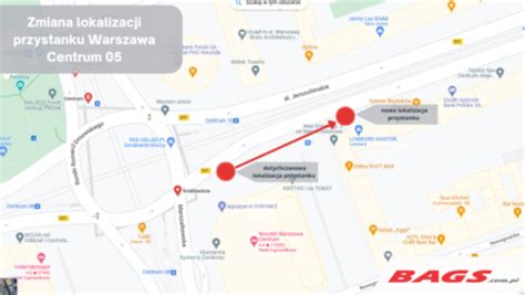 Zmiana Lokalizacji Przystanku Warszawa Centrum Bags