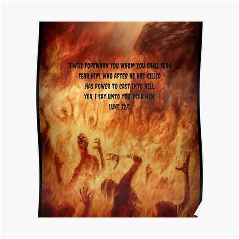 Jesus Saves From Hell Graphic Poster For Sale By Canezsageng Redbubble