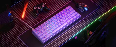 HK GAMING GK61 RGB Mechanical Keyboard With Hot Swappable Switches