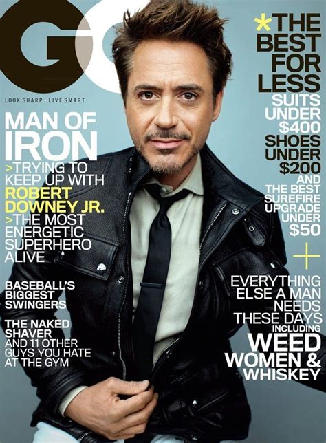 Robert Downey Jr GQ Magazine Cover United States May 2013