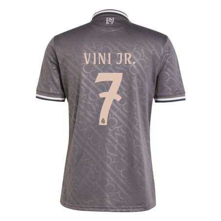 Maillot Vinicius Jr Real Madrid Third 2024 25 Sur Foot Fr