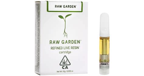 RAW GARDEN LIVE RESIN CARTRIDGE GREEN MANGO Royal Leaf Club Dispensary