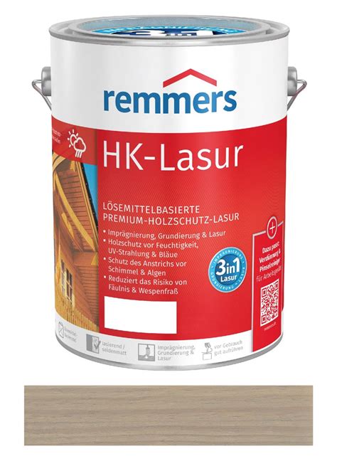 Remmers Hk Lasur Silbergrau Liter Holzschutz