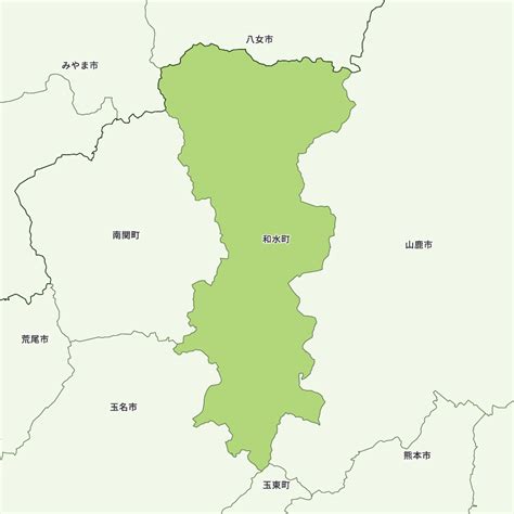 熊本県玉名郡和水町の地図 Map It マップ・イット