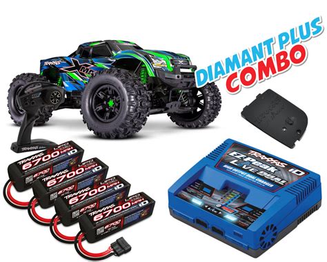 Traxxas X Maxx 8s Grün Belted Diamant Plus Combo Traxxas 77096 4 Grn